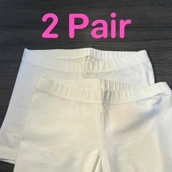 Cat & Jack Other - NWT Cat & Jack White Girl's Pull-On Bike Shorts - 2 Pairs